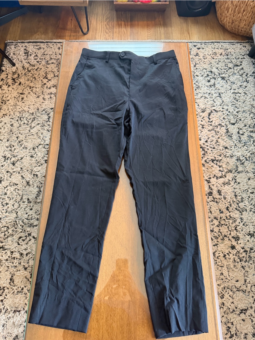 Kenneth Cole Black Men's Dress Pants
